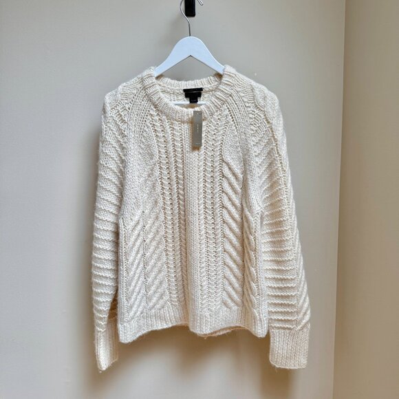 J.Crew Collection Hand-Knit Wool Alpaca Sweater – Women’s - Picture 3 of 9